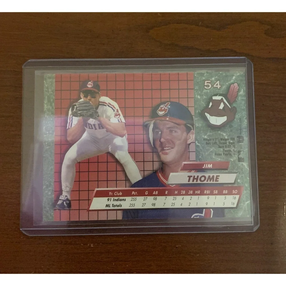 Topps fleer thome rookie