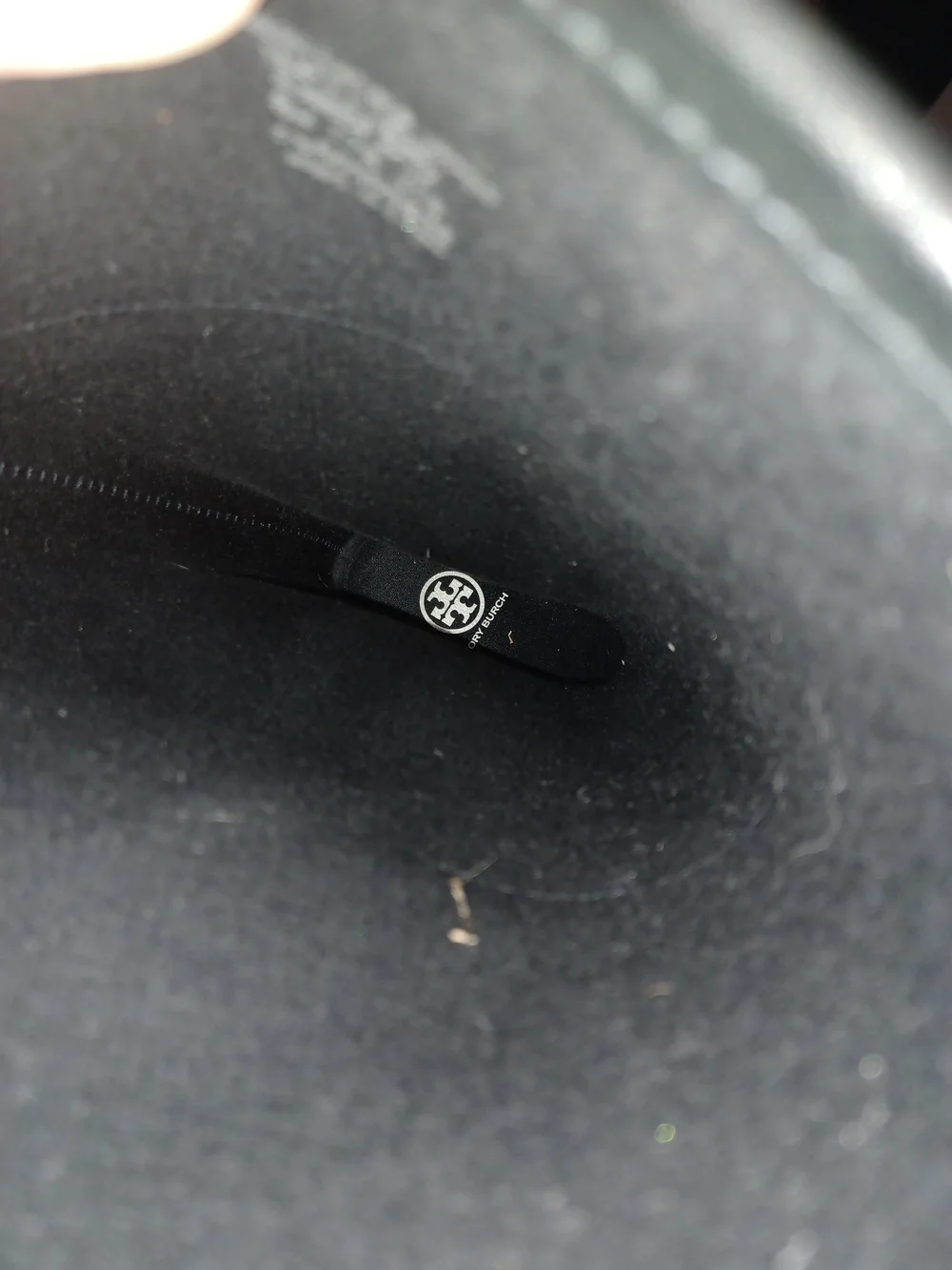Tory Burch Black Logo Rain Boots
