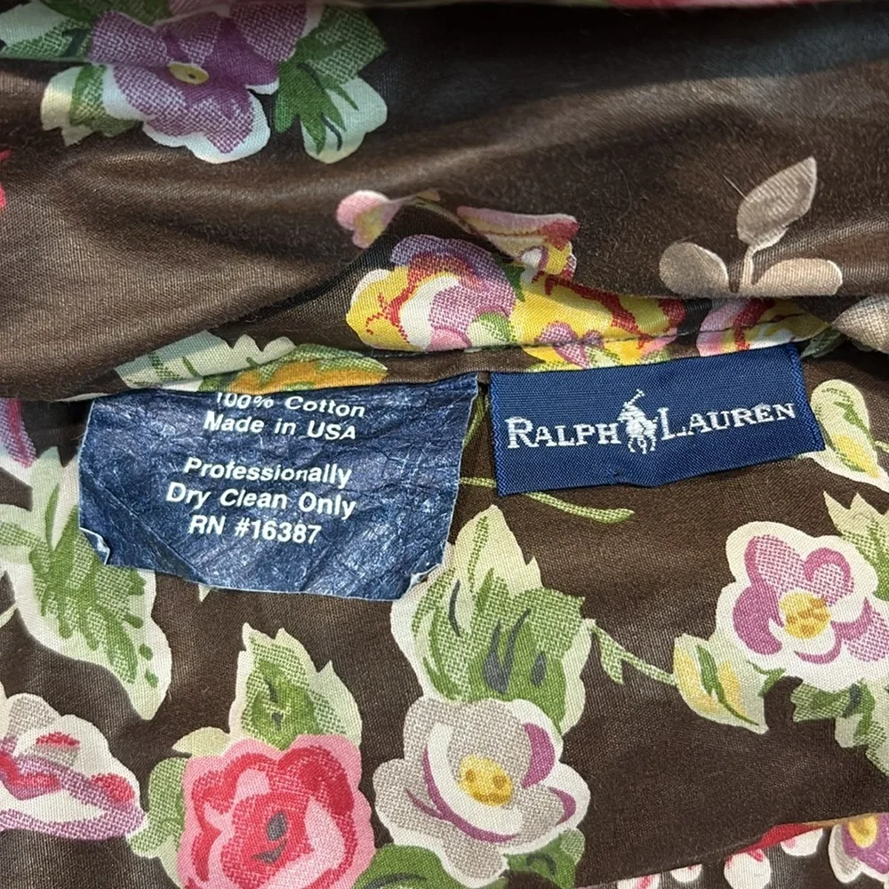 Ralph Lauren floral flaws