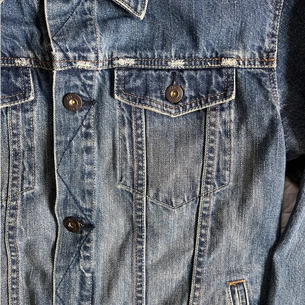 GAP Kids Medium Blue Classic Denim Jean Jacket Boys XXL 14-16