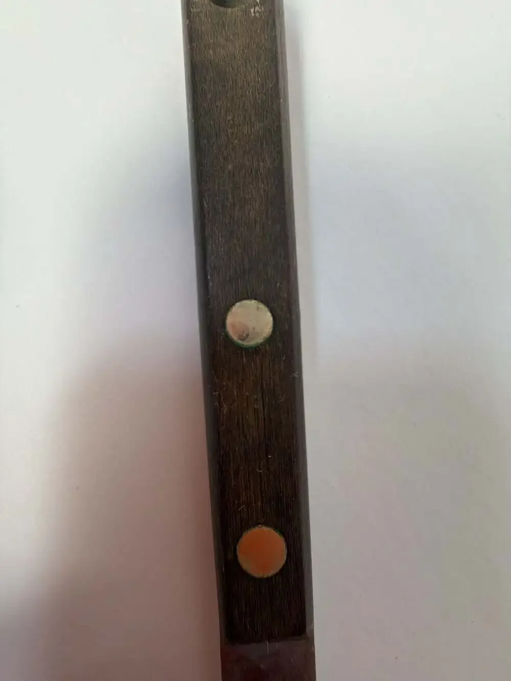 Vintage Flint Stainless USA Two-Prong Carving Fork with‎ Wood Handle