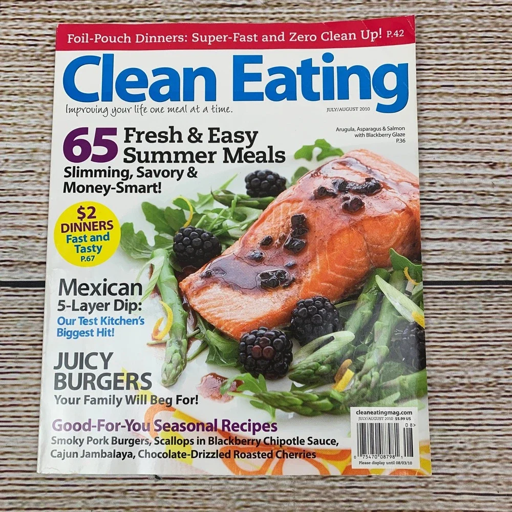 Clean Eating Magazine [July August 2010[ Recipes Healthy‎ Food Summer Meals