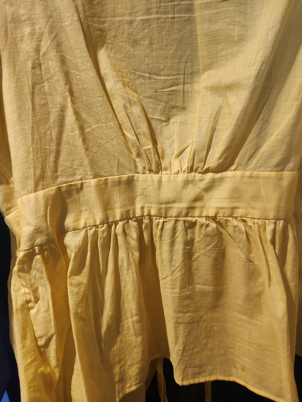 Banana Republic lightweight yellow