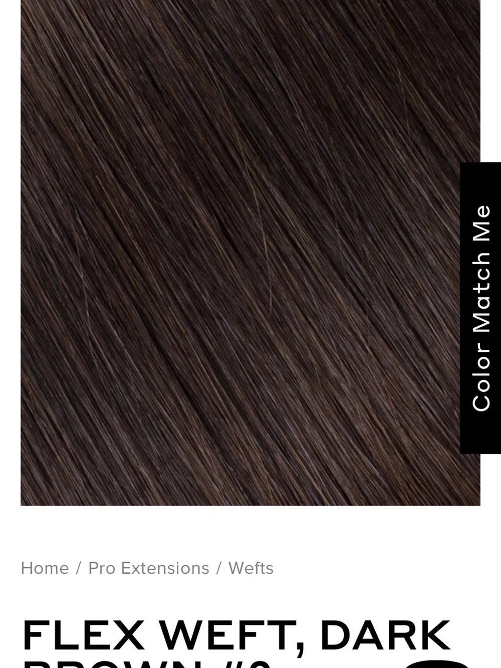 BELLAMI Infinity Weft Extensions - Dark Brown