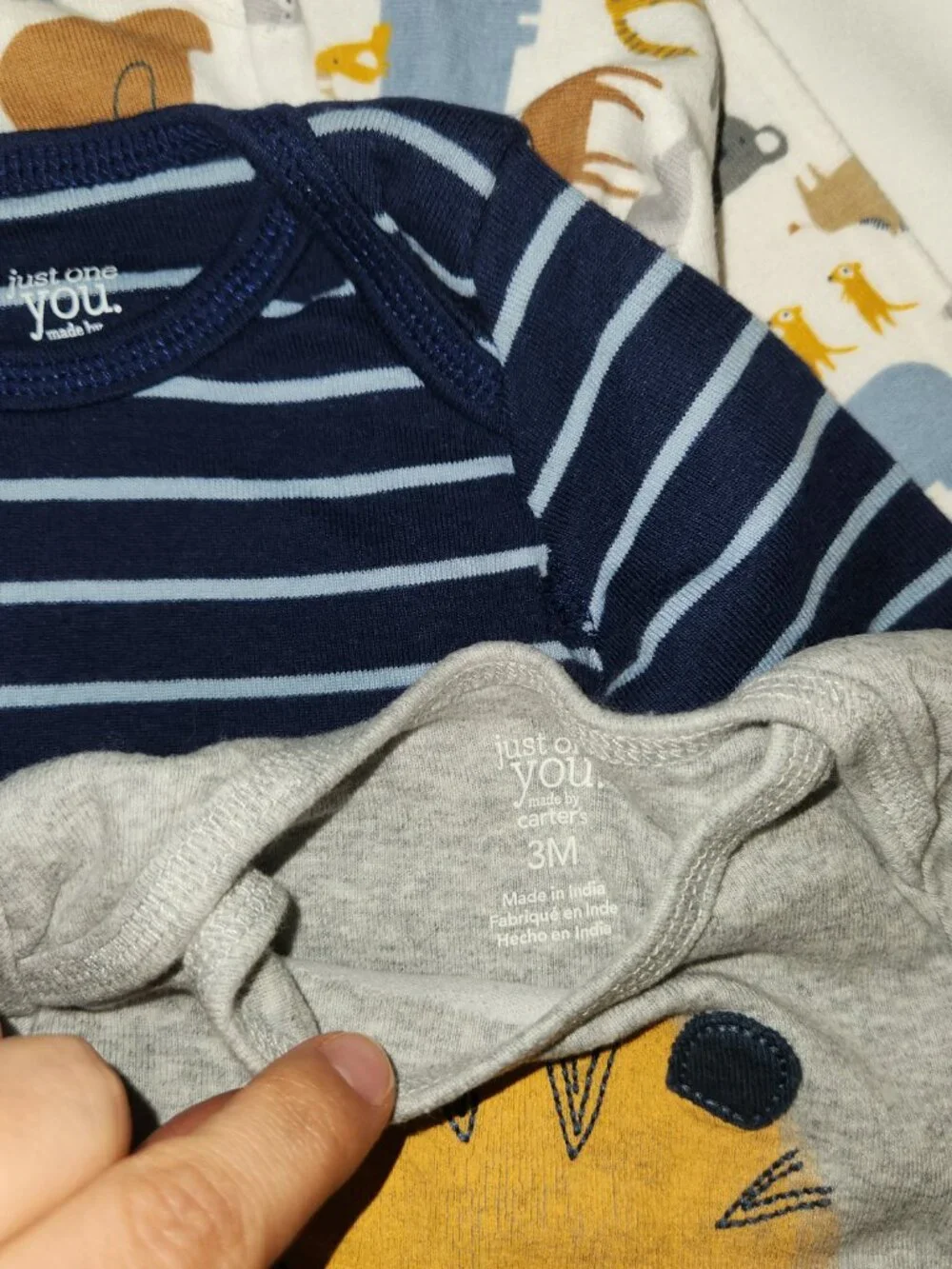 Baby Clothes: 0-3M: 3 x Bodysuits