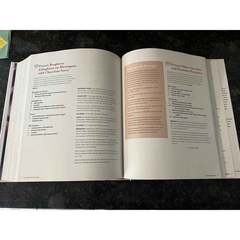 Bon Appetit‎ Desserts Cookbook Barbara Fairchild Sweet Wonderful Recipes 2010