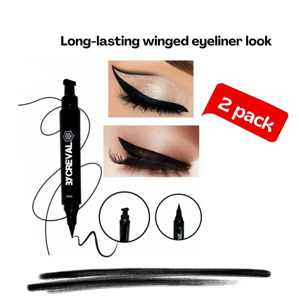 Wing Stamp Eyeliner Pen Black