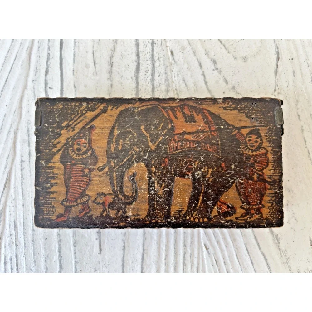 Wooden Ships lid antique