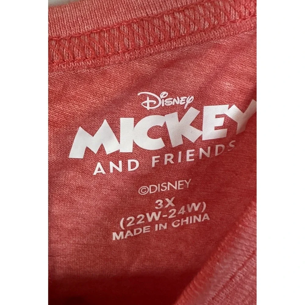 Disney Mickey Mouse I Just Wanna Hang With My Dog Size 3X (22W-24W)