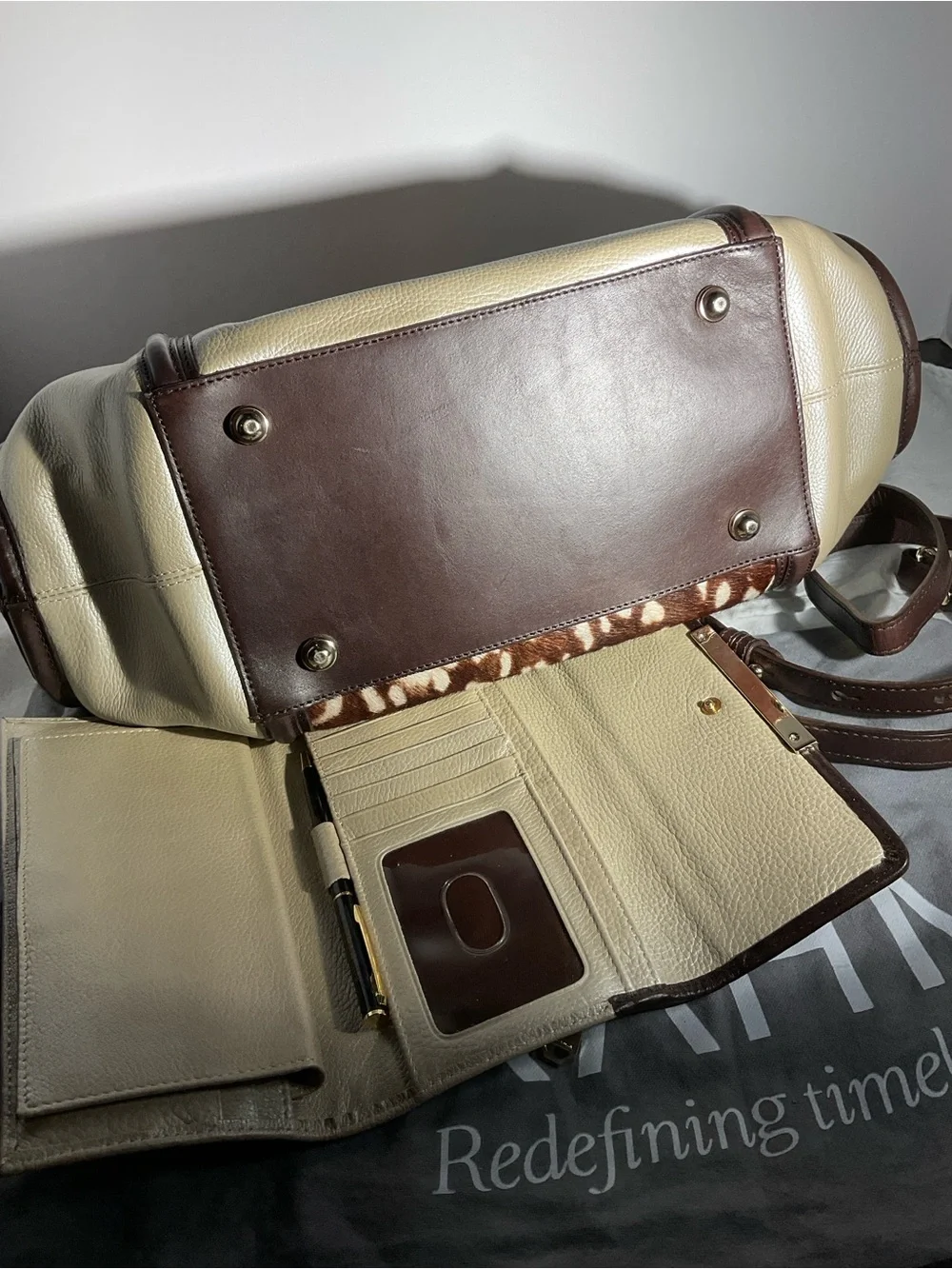 Brahmin Arden and checkbook wallet set