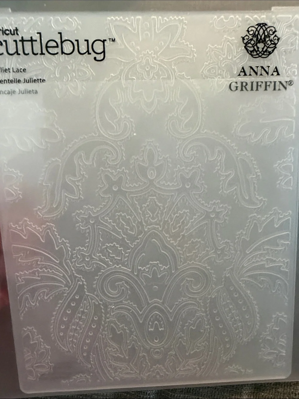 Cricut Anna Griffin Juliet lace embossing Folder