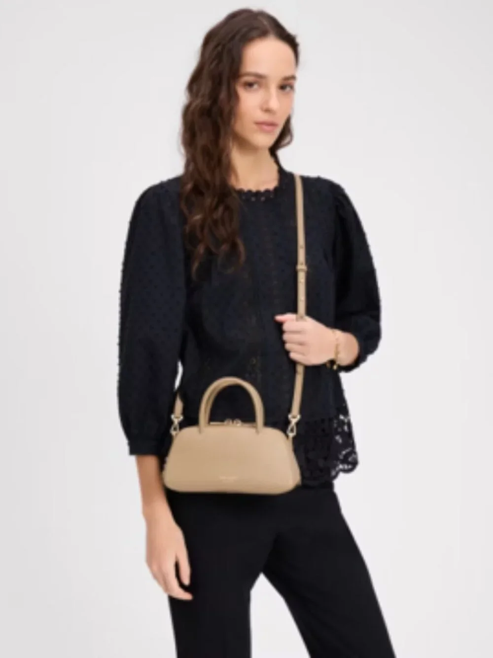 NWT Kate Spade Gracie Mini Bag in Timeless (Taupe)