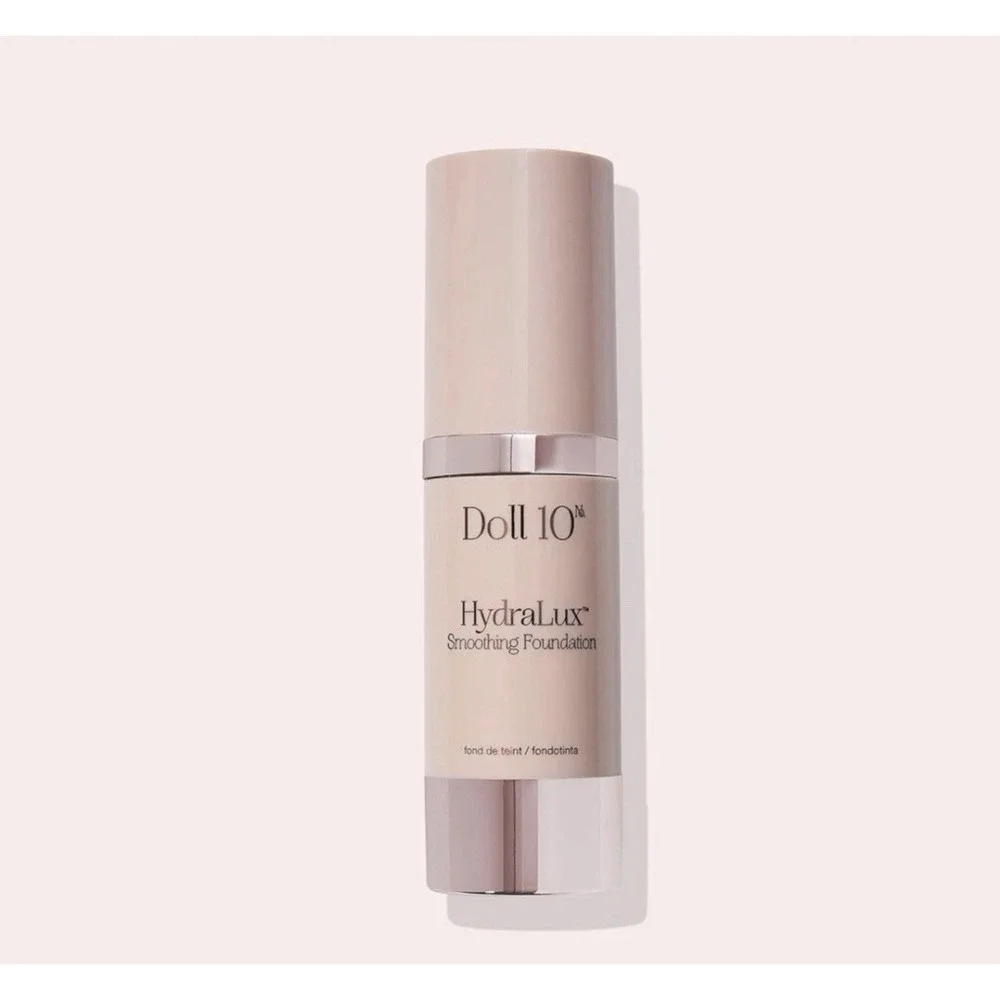 Doll 10 HydraLux Smoothing Foundation Sulfate Free Cruelty In Tan Color NEW