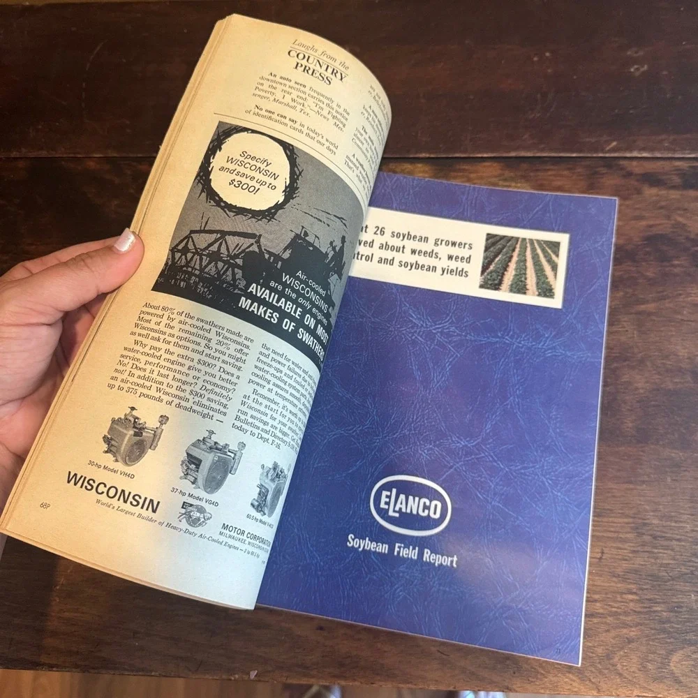 Vintage Farm Journal Magazine March 1966 Agriculture Farming Crocus‎ Bee