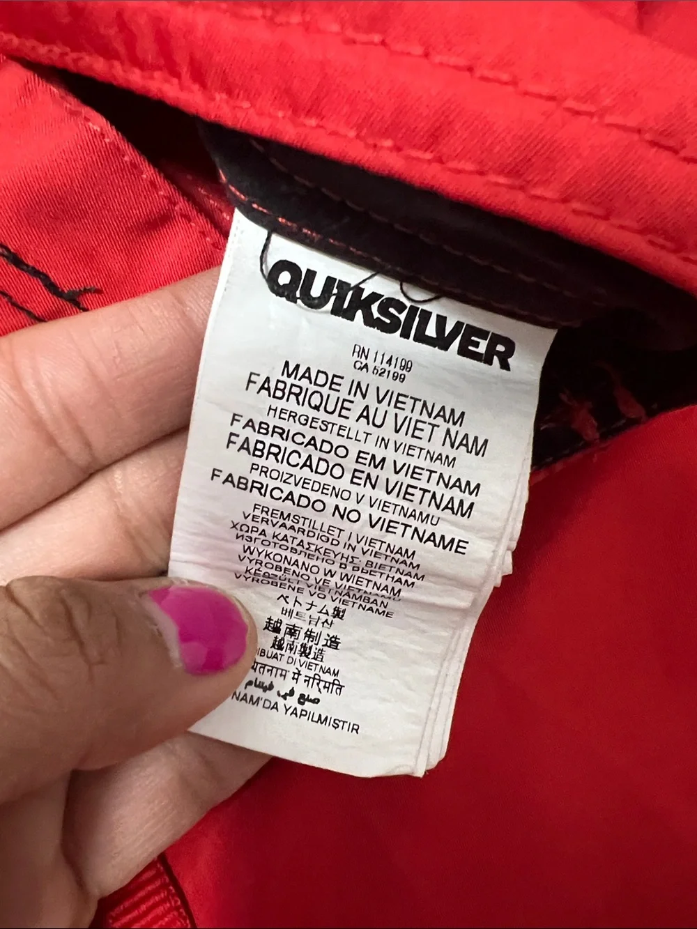 Quiksilver these mens