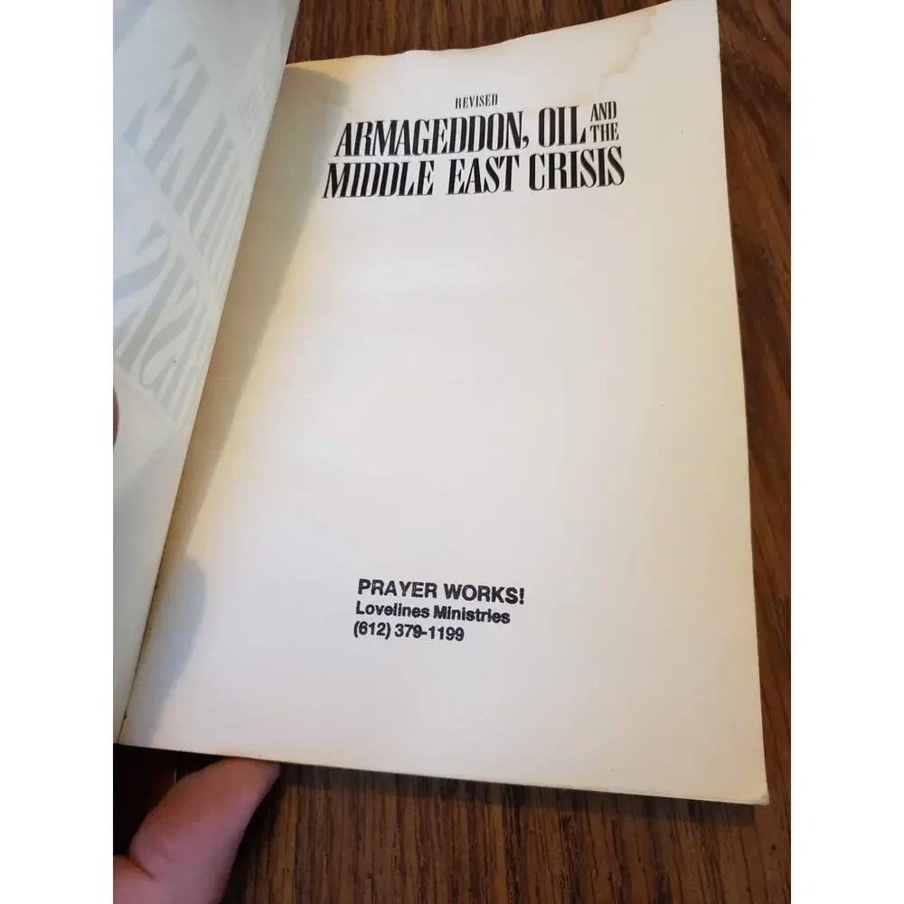 Zondervan Publishing armageddon oil