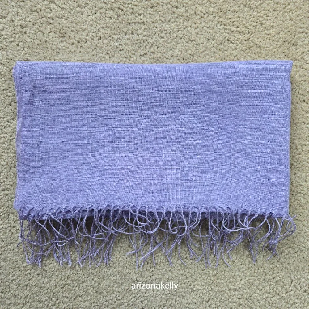 Lavender Linen Scarf Purple Charter Club