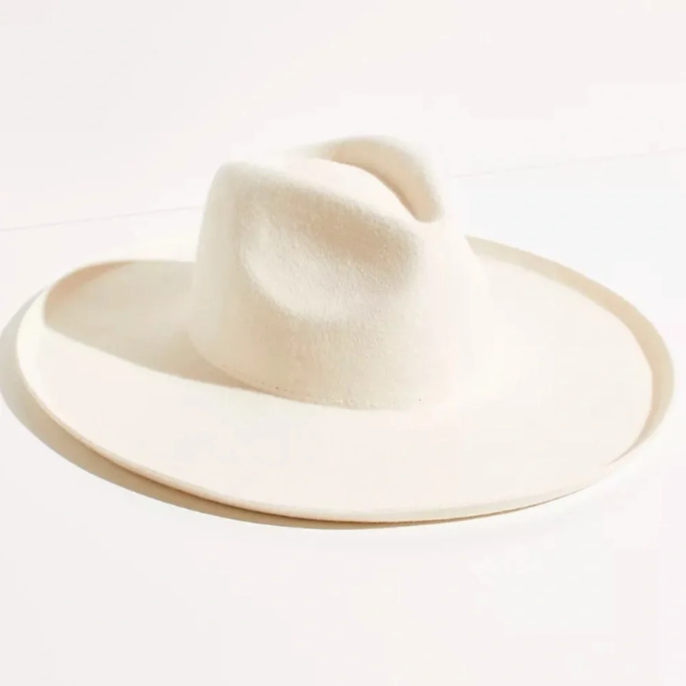 Free people lack of color melodic fedora new with tags size small needs reshape