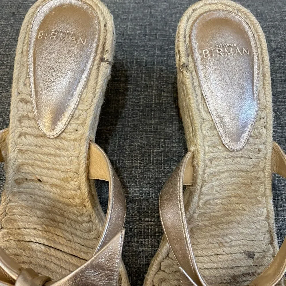 Alexandre Birman metallic gold