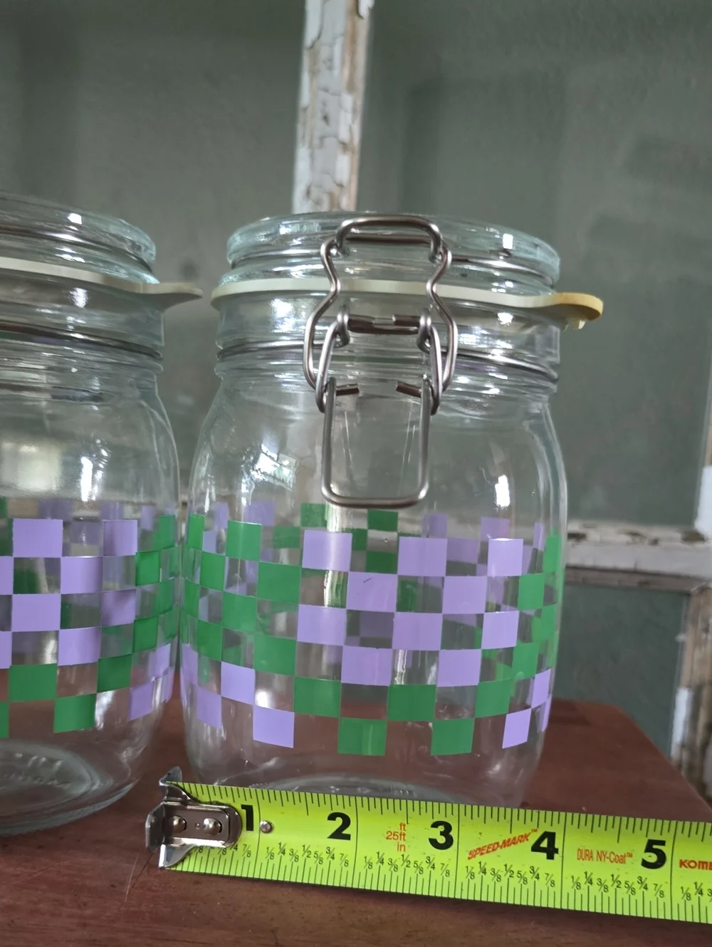 IKEA measure jars high
