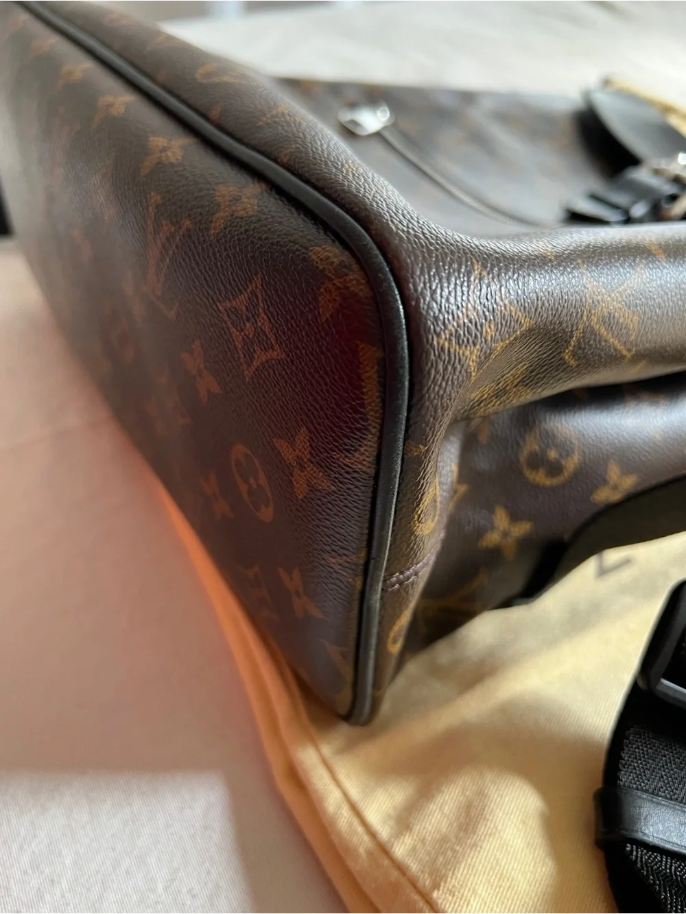 Louis Vuitton marks scratches