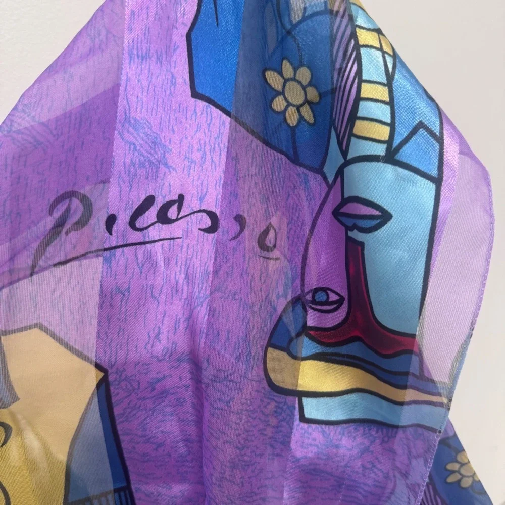 Picasso artistic scarf