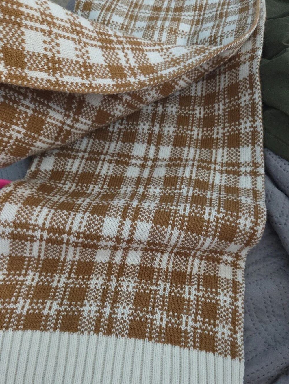 Timberland plaid knitted