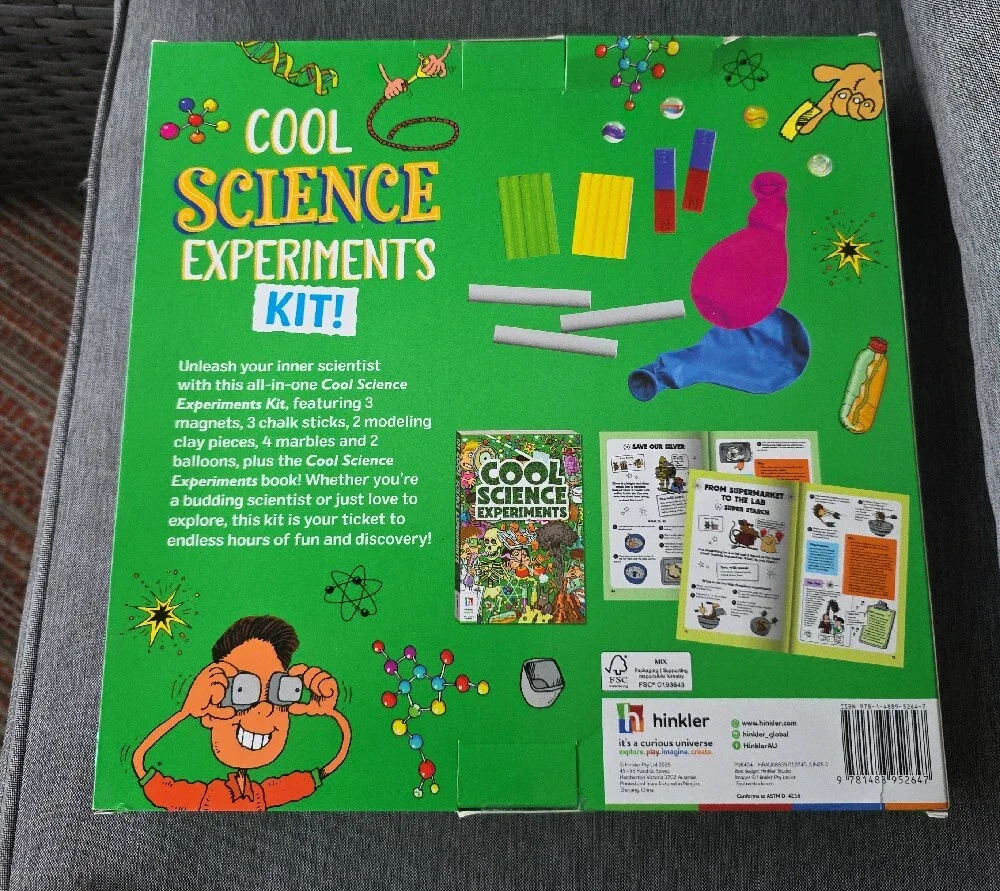 Cool Science Experiments Kit - Green STEM Activity Set by Cool Science
