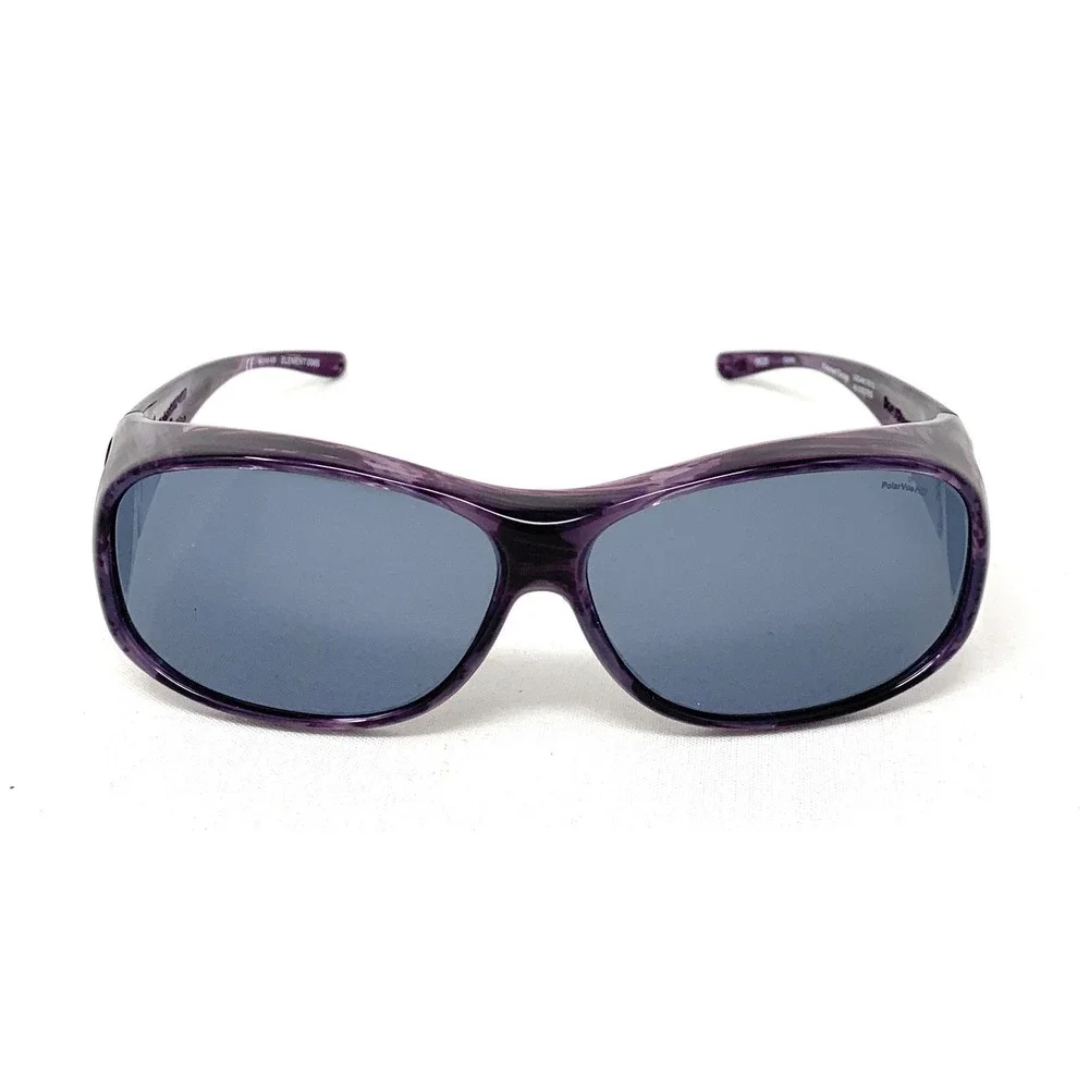 JONATHAN PAUL Polarized Sunglasses Fit-overs Element Purple Haze EM006S Medium