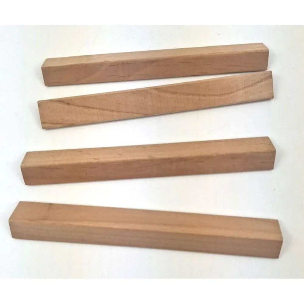 Lot of 4 Scrabble Wood Tile Racks Holders Excellent Condition