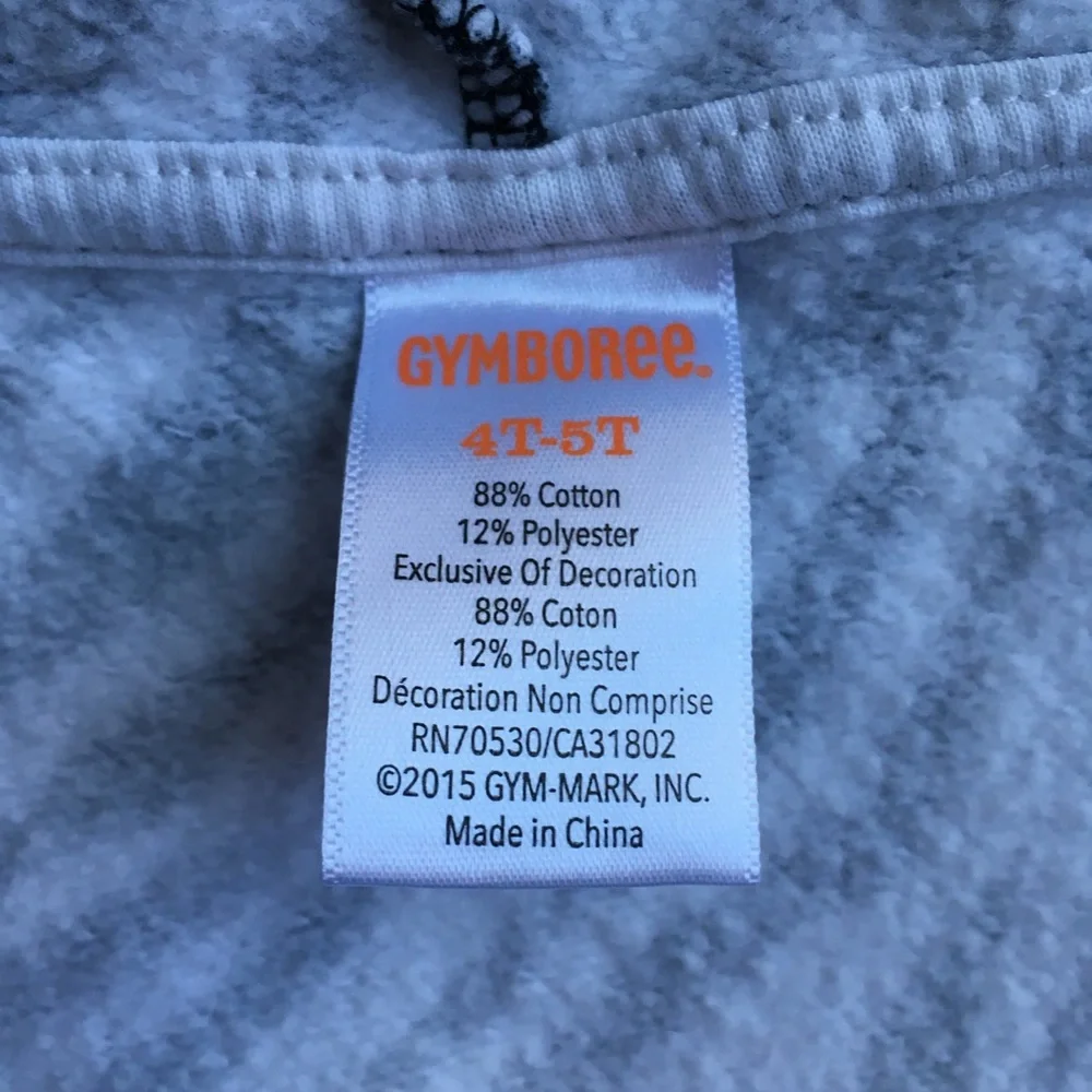 Gymboree items size