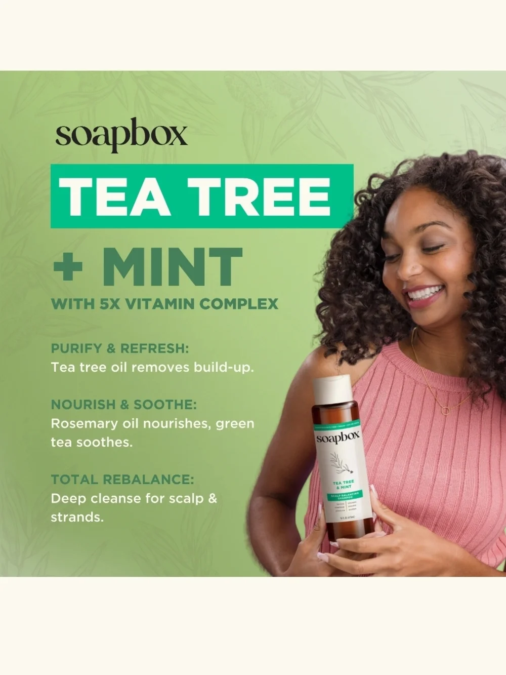 Soapbox Tea Tree & Mint Scalp Balancing Shampoo & Conditioner Set
