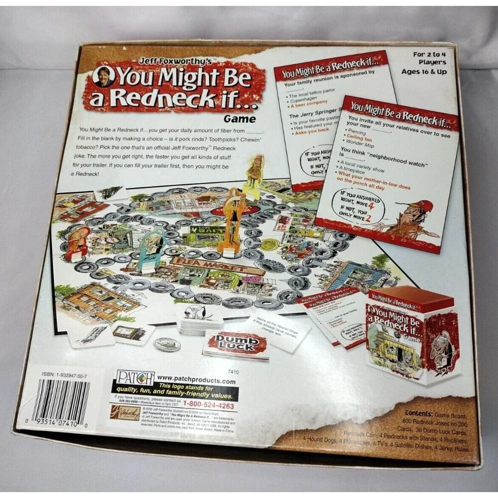 Jeff Foxworthy's YOU MIGHT BE A REDNECK IF Board Game