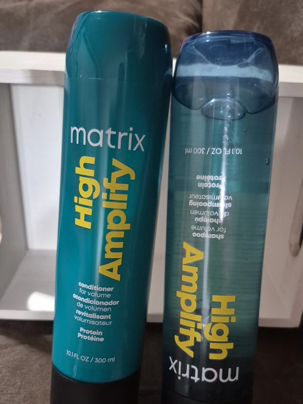 Matrix High Amplify Conditioner & Shampoo Set - Teal with Yellow
