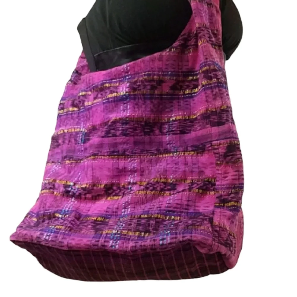 Hobo Festival Pink Glitter Carnival Large Bag
