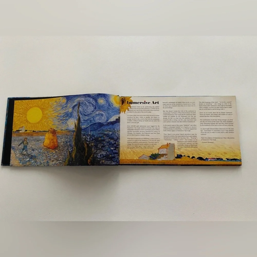 New Immersive Van Gogh Exhibit Hardcover Book 2nd Edition