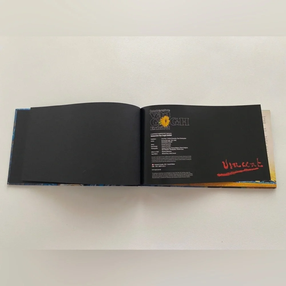 New Immersive Van Gogh Exhibit Hardcover Book 2nd Edition