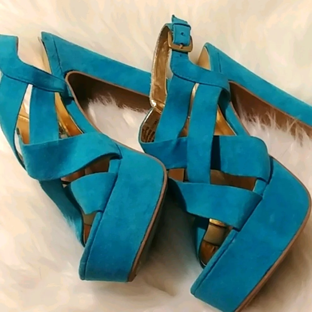 Mossimo Aqua Platform Heels