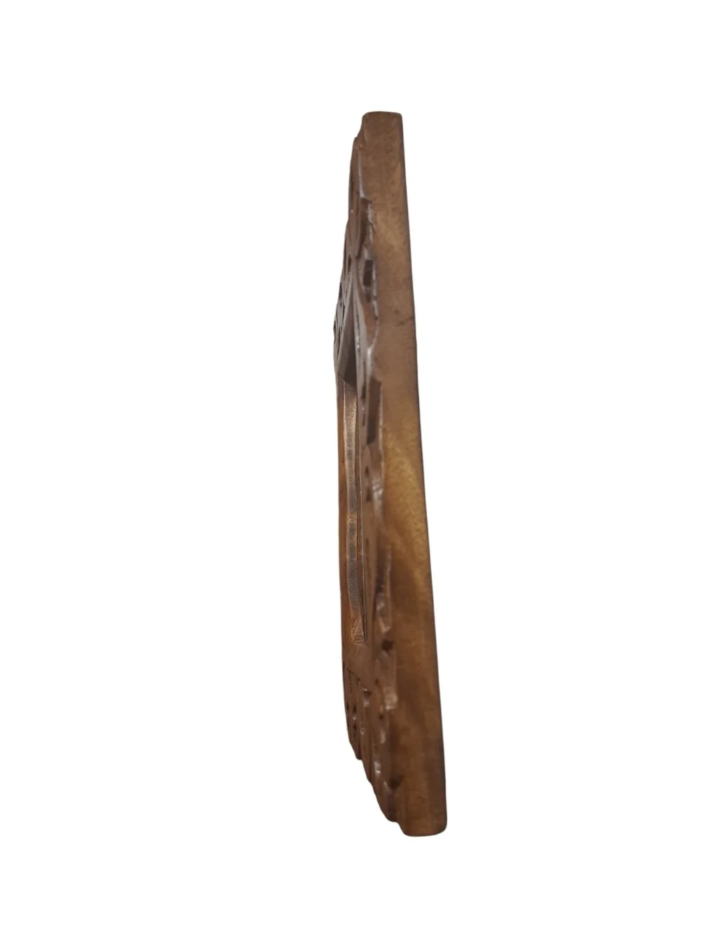 Vintage Hand-Carved Wooden Wall Mirror 11