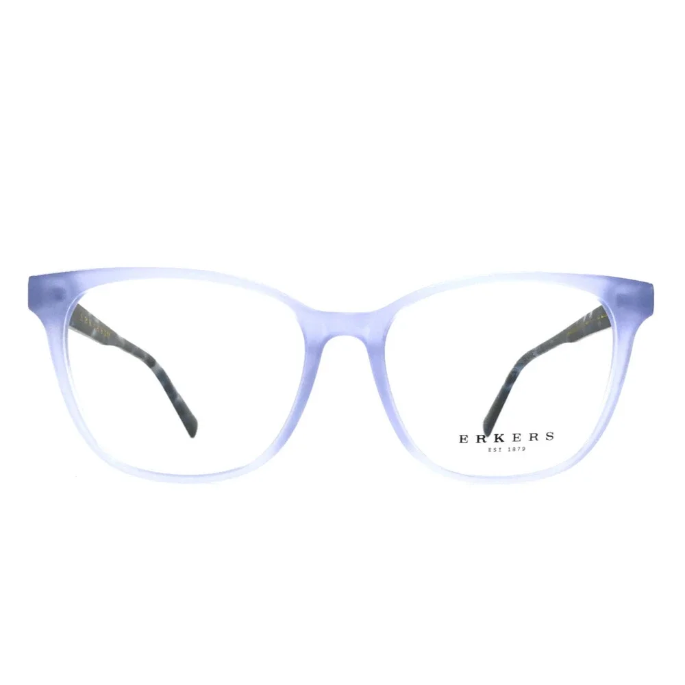 Erkers Eyeglasses Frames CHAIN OF ROCKS Wednesday Matte Blue 54-18-146