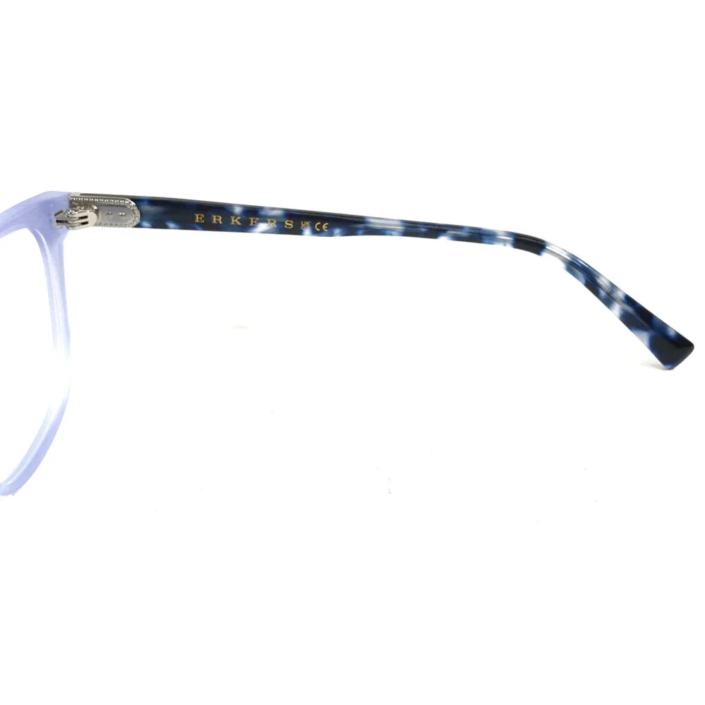 Erkers Eyeglasses Frames CHAIN OF ROCKS Wednesday Matte Blue 54-18-146