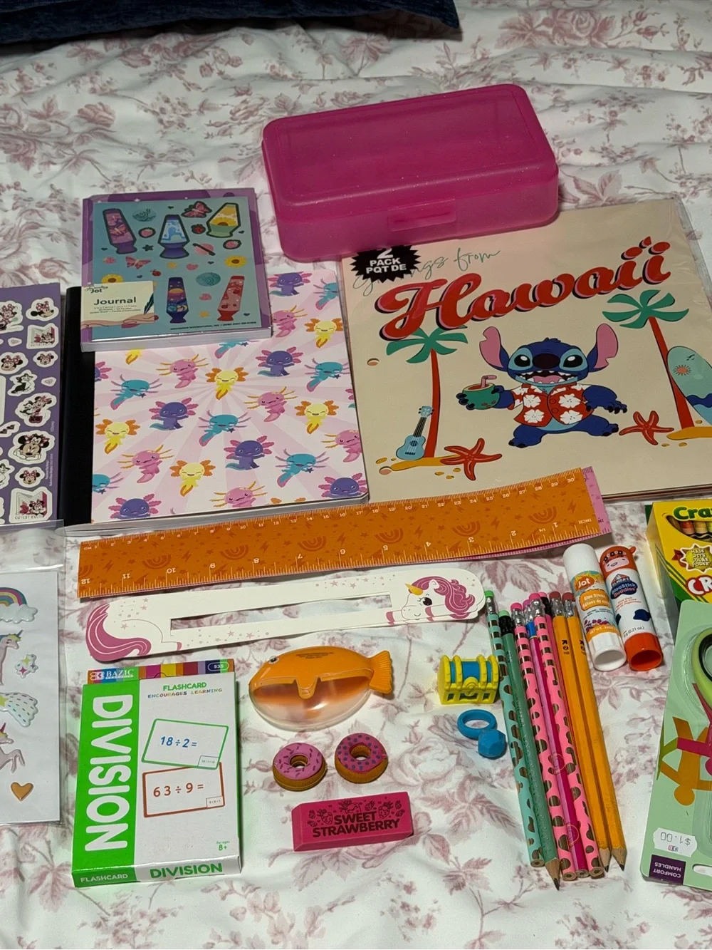 Back to School Supply Bundle – Stitch, Crayola, Stationery & More