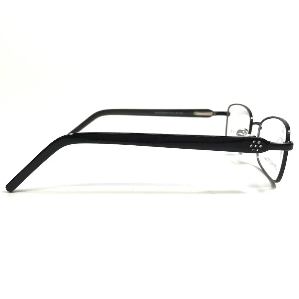 Genevieve Eyeglasses Frames MITZIE MATTE BLACK Rectangular Full Rim 51-18-135