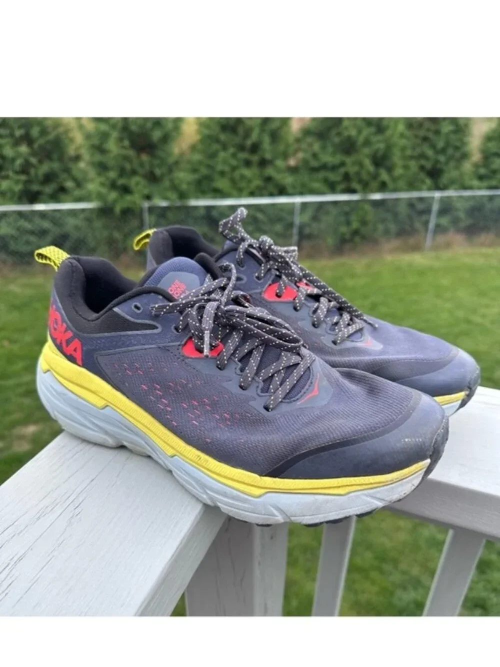 Hoka | Outer Space/Radiant Yellow Challenger 6 Trail Running shoes | Size 11.5D