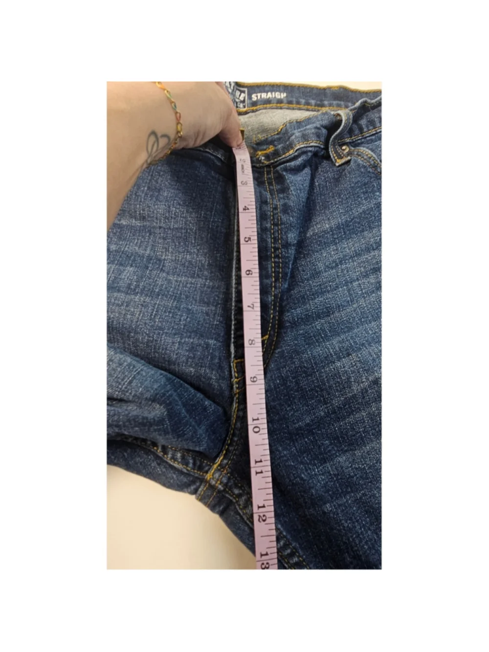 40 x 32 levis signature straight leg blue jeans career work casaul everyday EUC