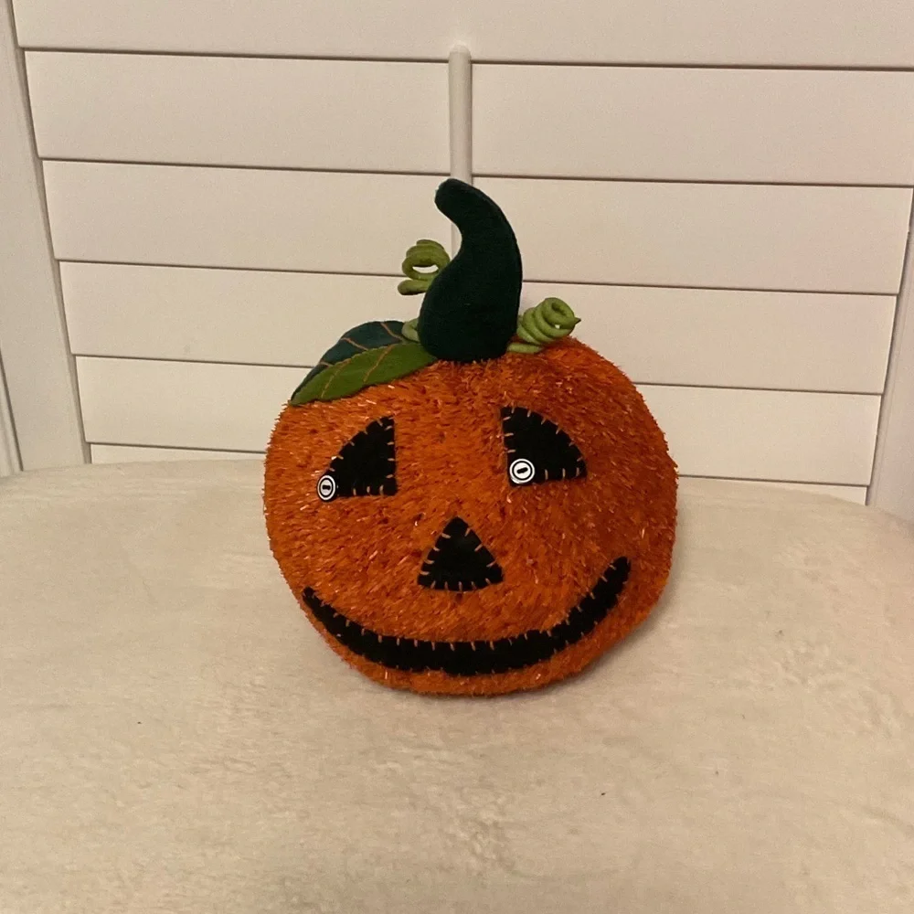 Festive Orange Pumpkin Decor