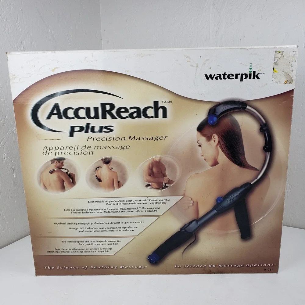 Waterpik AccuReach Plus Precision Massager JS-011 Vibrating Back Neck Tool
