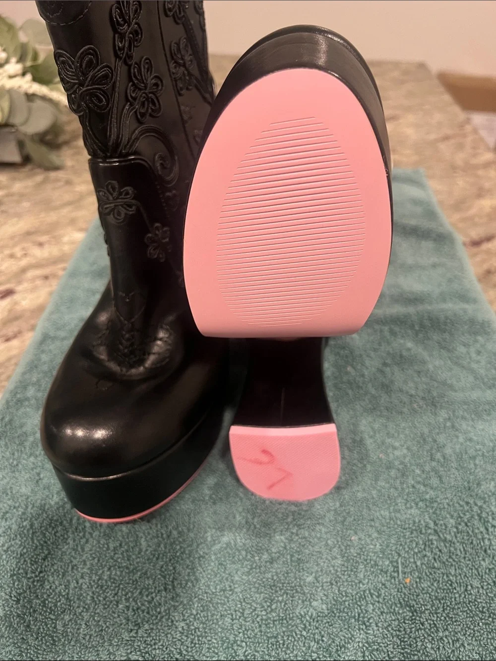 Dolls kill platform chunky boots