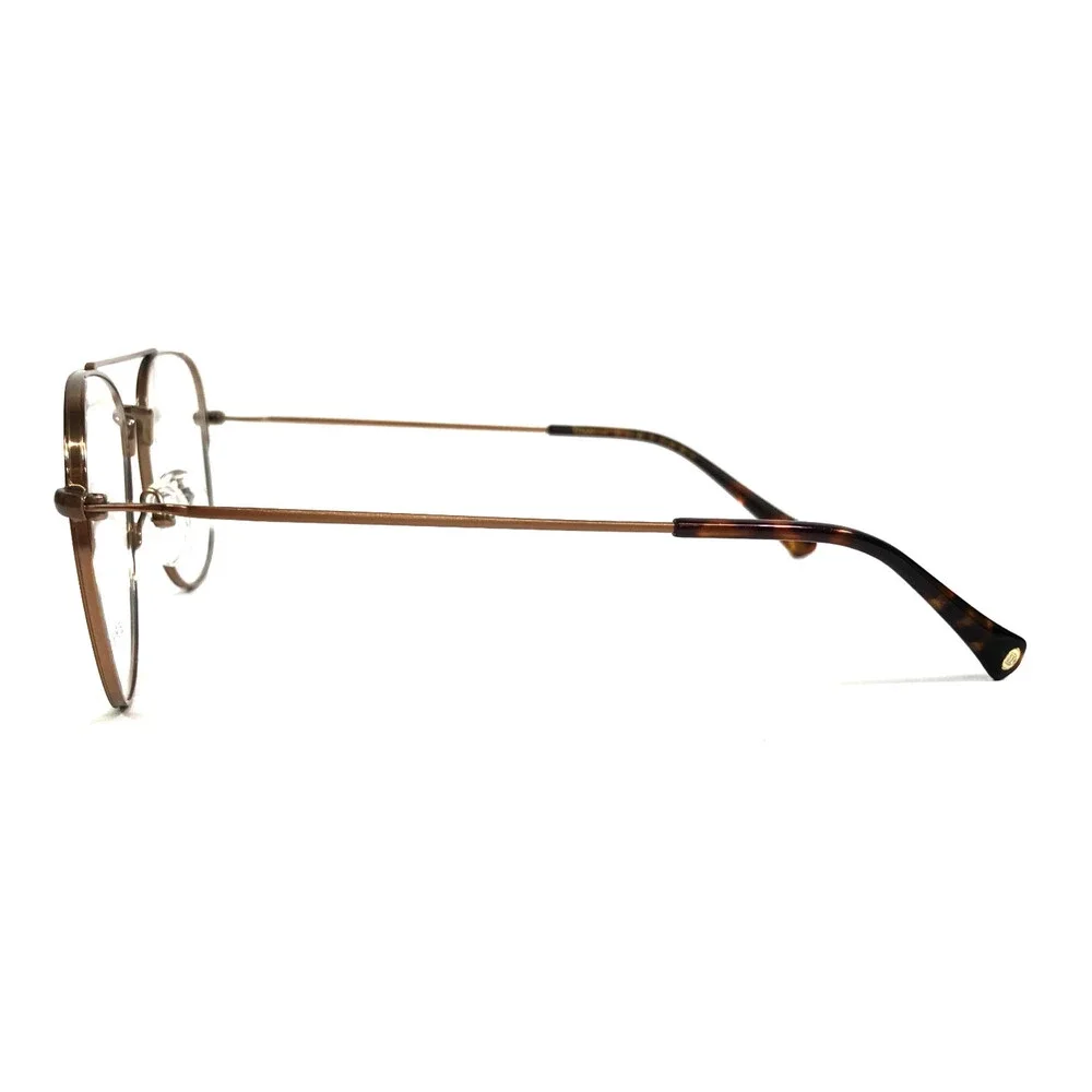 Erkers Eyeglasses Frames NORWOOD COPPER Matte Gold Wire Rim Titanium 55-17-145