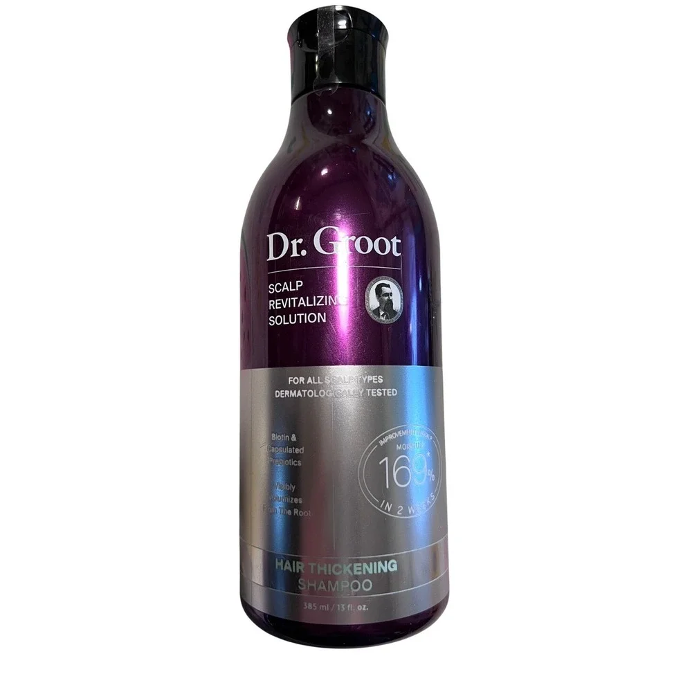 Dr. Groot Hair Thickening Shampoo Biotin‎ Prebiotics Scalp Solution 13 fl oz